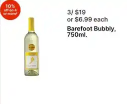 Walgreens Barefoot Bubbly offer