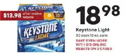 Coborn's Keystone Light offer
