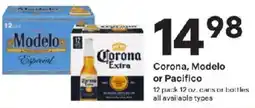 Coborn's Corona, Modelo or Pacifico offer