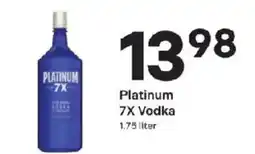 Coborn's Platinum 7X Vodka offer