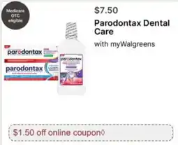 Walgreens Parodontax Dental Care offer