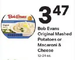 Coborn's Bob Evans Original Mashed Potatoes or Macaroni & Cheese offer