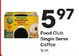 Coborn's Food Club Single Serve Coffee offer