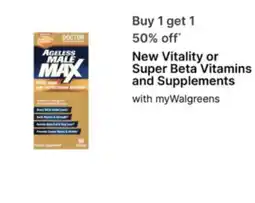 Walgreens Ageless Male Max offer