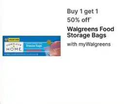 Walgreens Walgreens Food Storage Bags offer