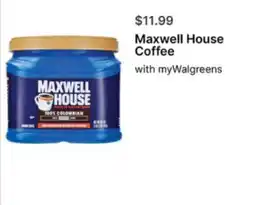 Walgreens Maxwell House Coffee offer