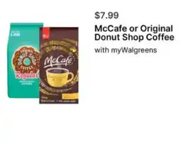 Walgreens McCafe or Original Donut Shop Coffee offer