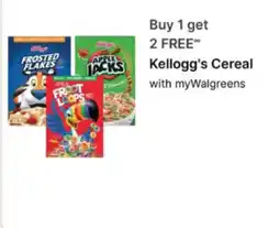 Walgreens Kellogg's Cereal offer