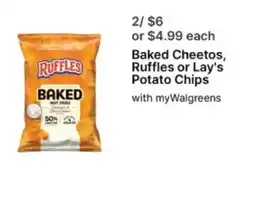 Walgreens Baked Cheetos, Ruffles or Lay's Potato Chips offer
