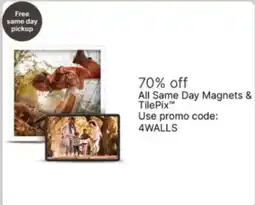 Walgreens Same Day Magnets & TilePix offer