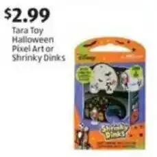 Aldi Tara Toy Halloween Pixel Art or Shrinky Dinks offer