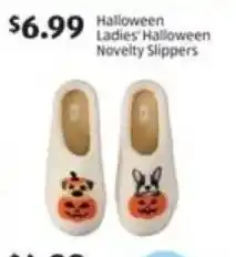 Aldi Halloween Ladies' Halloween Novelty Slippers offer