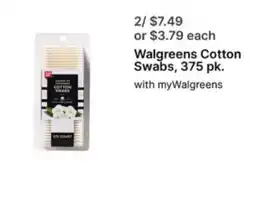 Walgreens Walgreens Cotton Swabs offer