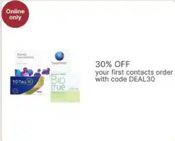 Walgreens Bio true contacts offer