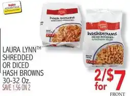 Ingles Markets Laura Lynn shredded or diced hash browns offer