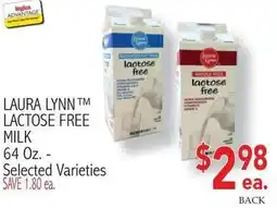 Ingles Markets Laura Lynn lactose free milk offer
