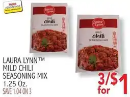Ingles Markets Laura Lynn mild chili seasoning mix offer
