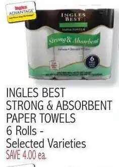 Ingles Markets Ingles best paper towels offer