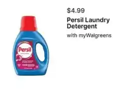 Walgreens Persil Laundry Detergent offer