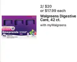 Walgreens Walgreens Digestive Care Omeprazole offer
