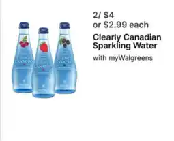 Walgreens Clearly Canadian Sparkling Water offer