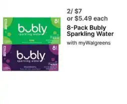 Walgreens Bubly Sparkling Water offer