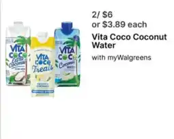 Walgreens Vita Coco Coconut Water offer