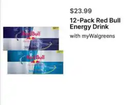 Walgreens Red Bull Energy Drink offer