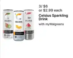 Walgreens Celsius Sparkling Drink offer