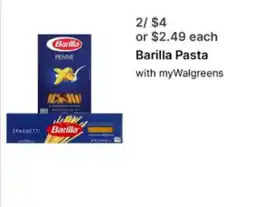 Walgreens Barilla Pasta offer