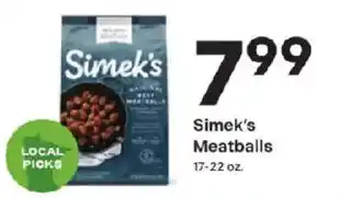 Simek's Meatballs