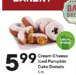 Coborn's Cream Cheese Iced Pumpkin Cake Donuts offer