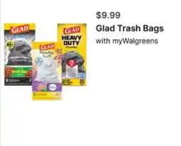 Walgreens Glad Trash Bags offer
