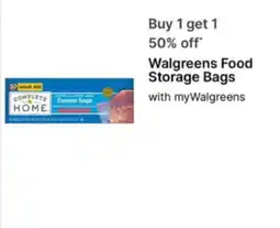 Walgreens Walgreens Food Storage Bags offer