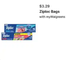 Walgreens Ziploc Bags offer