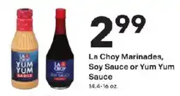 Coborn's La Choy Marinades, Soy Sauce or Yum Yum Sauce offer