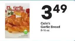 Coborn's Cole's Garlic Bread offer