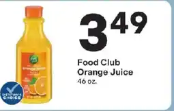 Coborn's Food Club Orange Juice offer