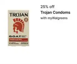 Walgreens Trojan Condoms offer