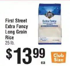 Smart & Final First Street Extra Fancy Long Grain Rice offer