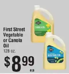 Smart & Final First Street Vegetable or Canola Oil offer