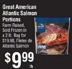 Smart & Final Great American Atlantic Salmon Portions offer