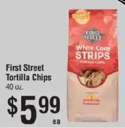 Smart & Final First Street tortilla chips offer