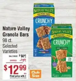Smart & Final Nature Valley Granola Bars offer