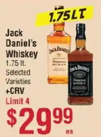 Smart & Final Jack Daniel's Whiskey offer