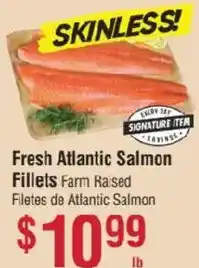 Smart & Final Signature Select Fresh Atlantic Salmon Fillets offer