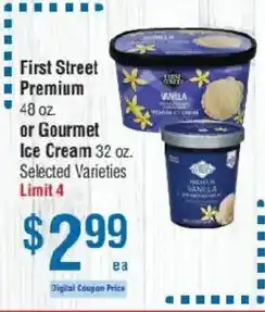 Smart & Final First Street Premium Ice Cream offer