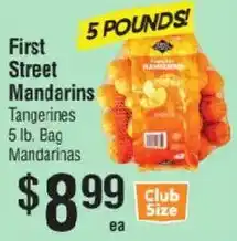 Smart & Final First Street Mandarins offer