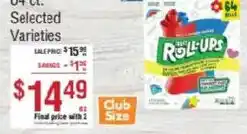 Smart & Final Great Value roll-ups offer