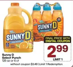 Harp's Market Sunny D Select Punch offer